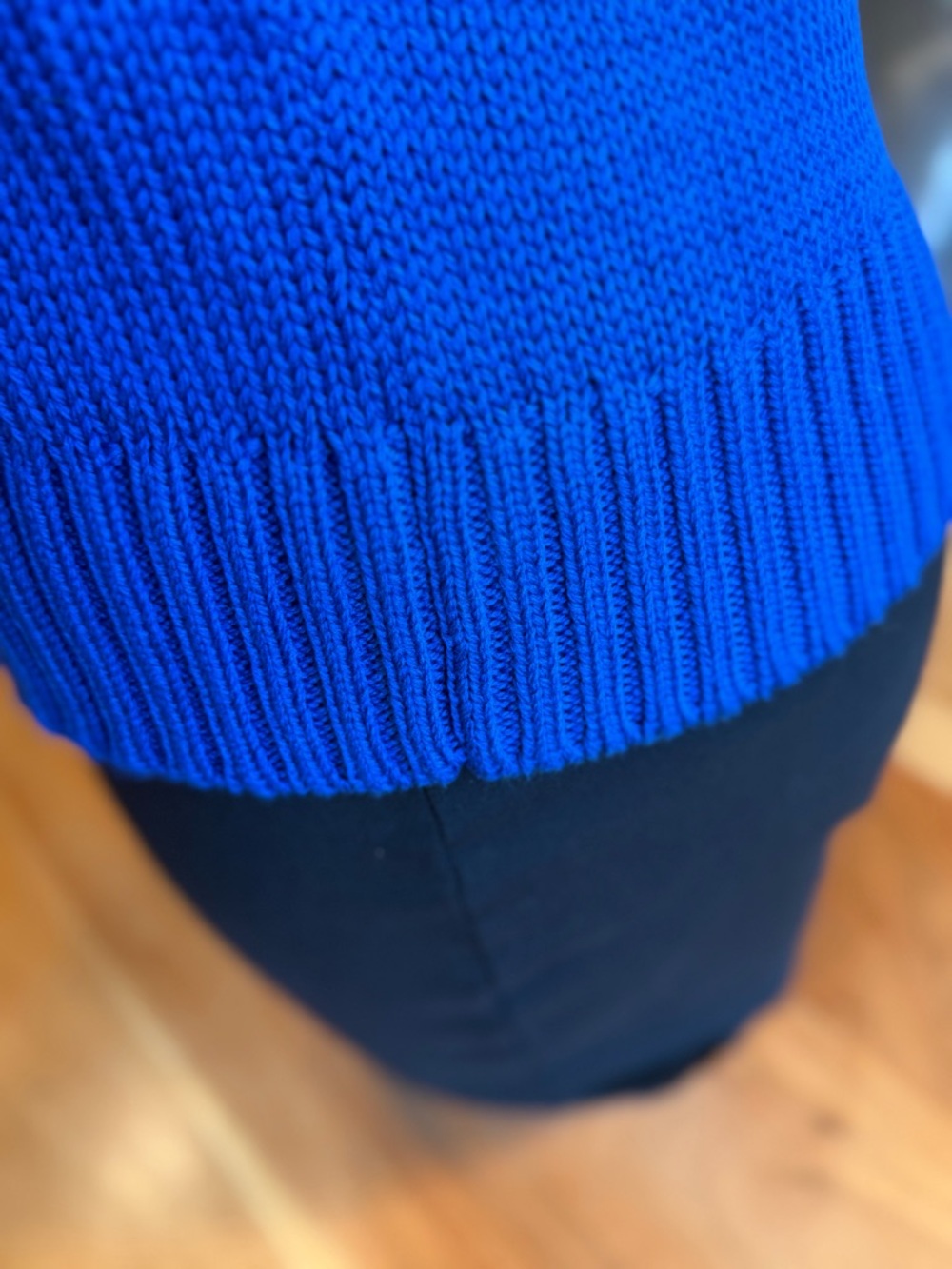 Polo Ralph Lauren Preppy Blue Cotton Crewneck Sweater M (GUC) - Picture 6 of 15